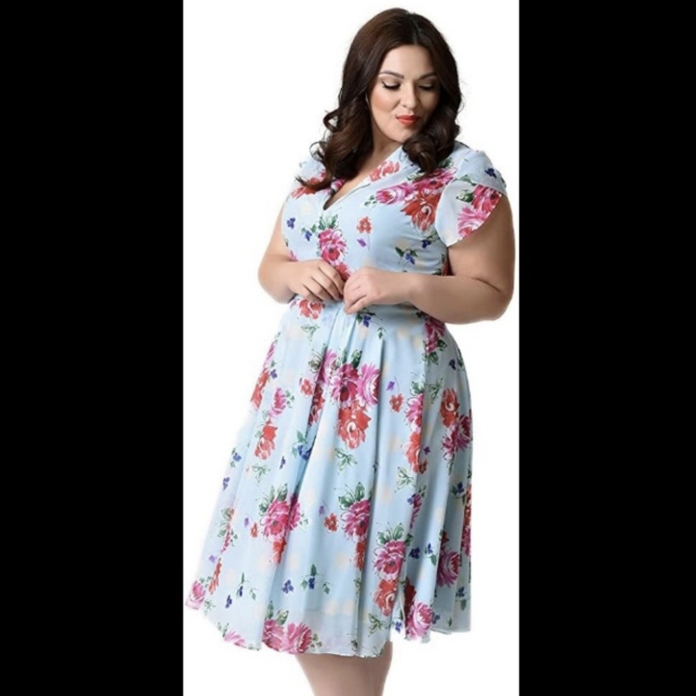 EUC Hell Bunny Bloomsbury Dress size XS - Picture 2 of 3